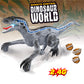 2.4G Mist Spray RC Dinosaur Toys Realistic Velociraptor