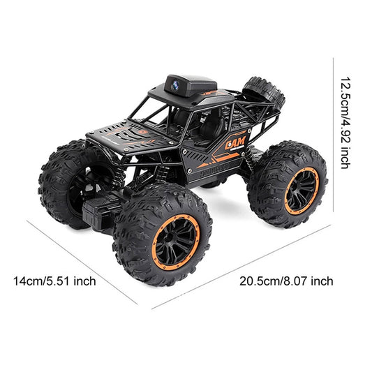 2.4G 1/18 rc monster truck con cámara hd wifi