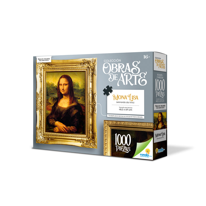 Rompecabezas 1000 PIEZAS ARTE - MONALISA