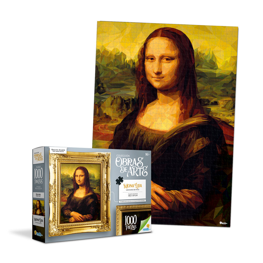 Rompecabezas 1000 PIEZAS ARTE - MONALISA