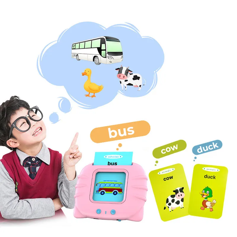 Flash card learning toys