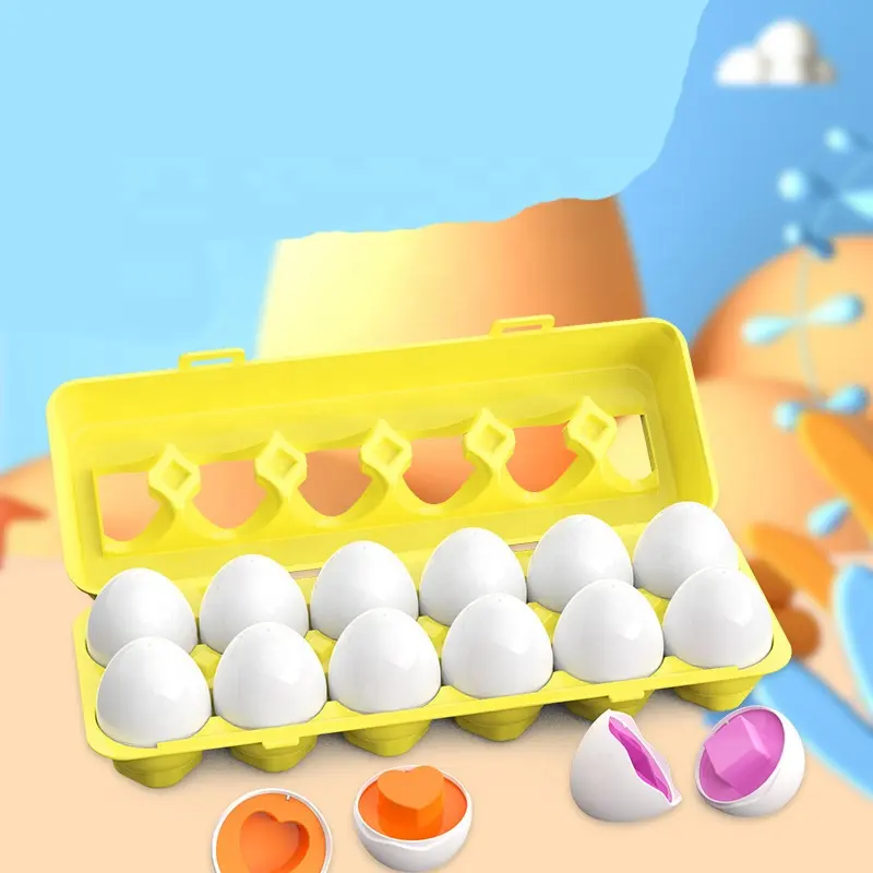 Huevos  de  armar numeros y letras