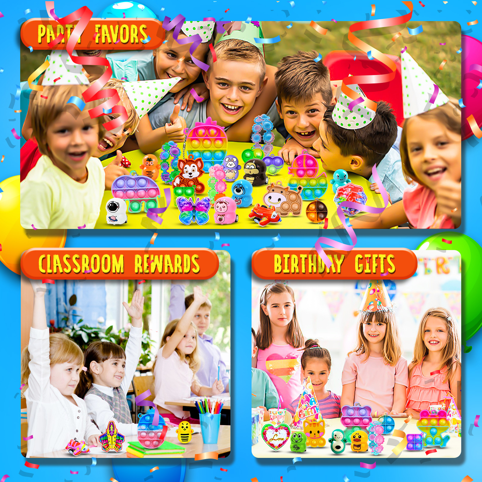 Caja sorpresa de Fidget Toys 84 pcs