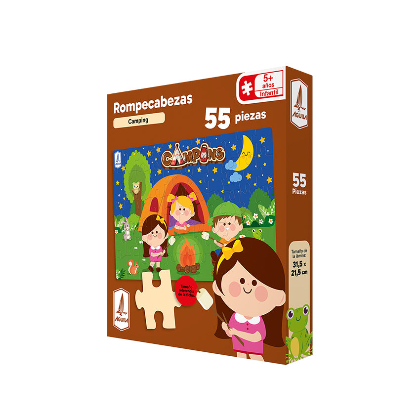 Rompecabezas 55 PIEZAS - CAMPING