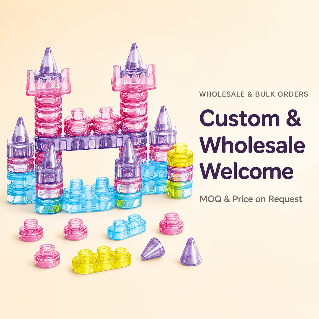 40pcs Bloques de gel Rosado