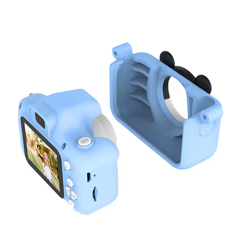 Cámara digital con protector de silicón