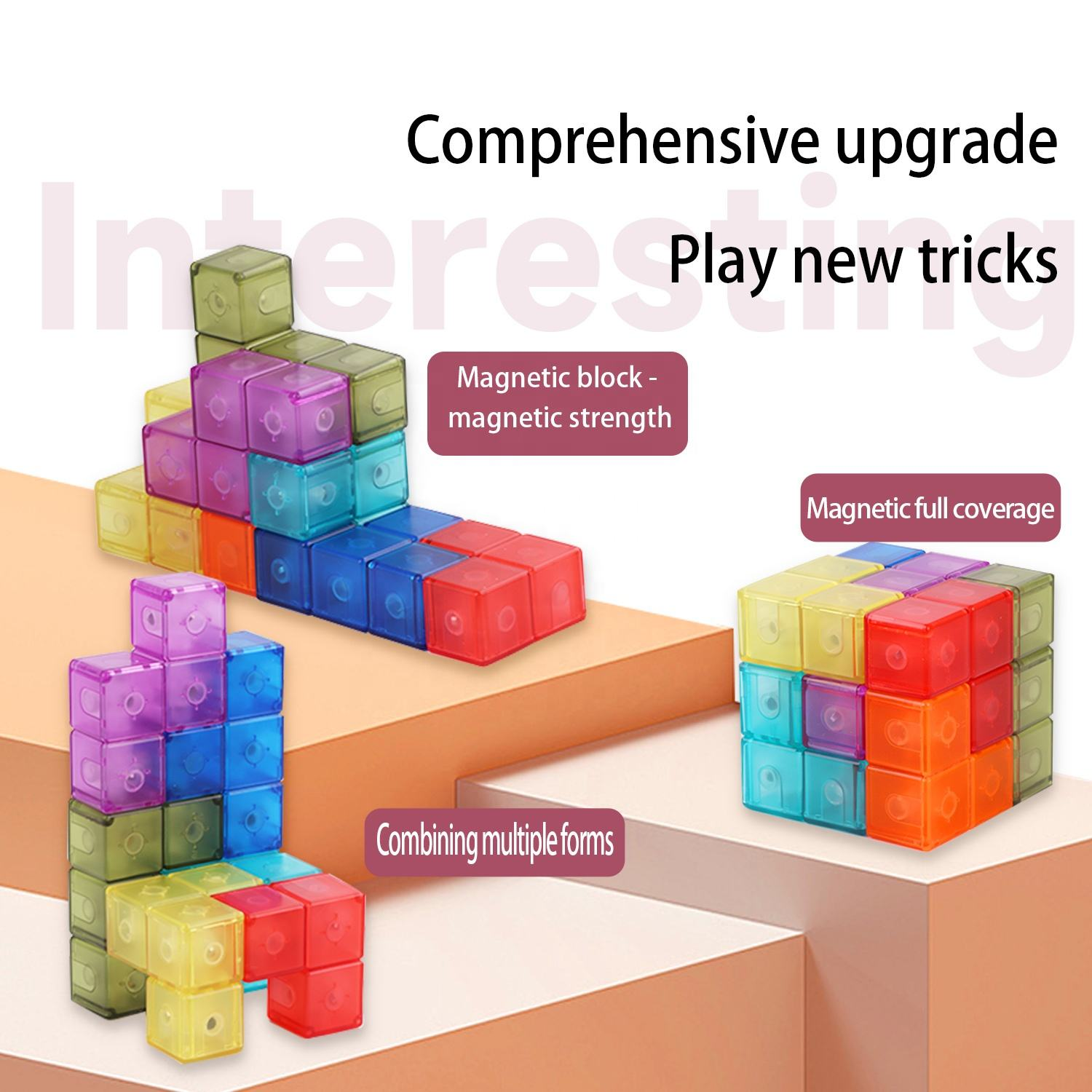 Cubos magneticos de construccion