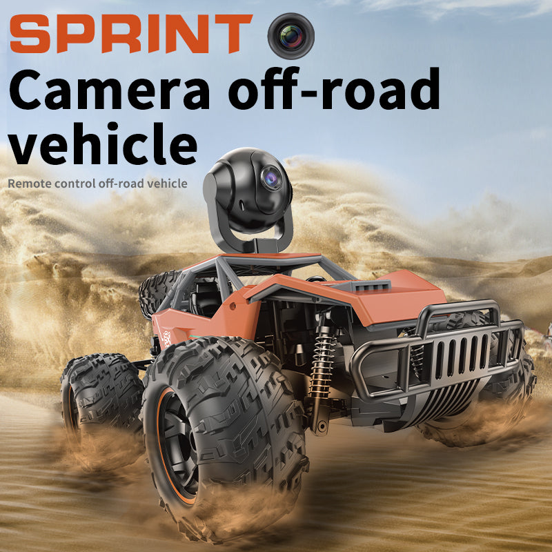 4WD RC Carro espía todoterreno con cámara 720P