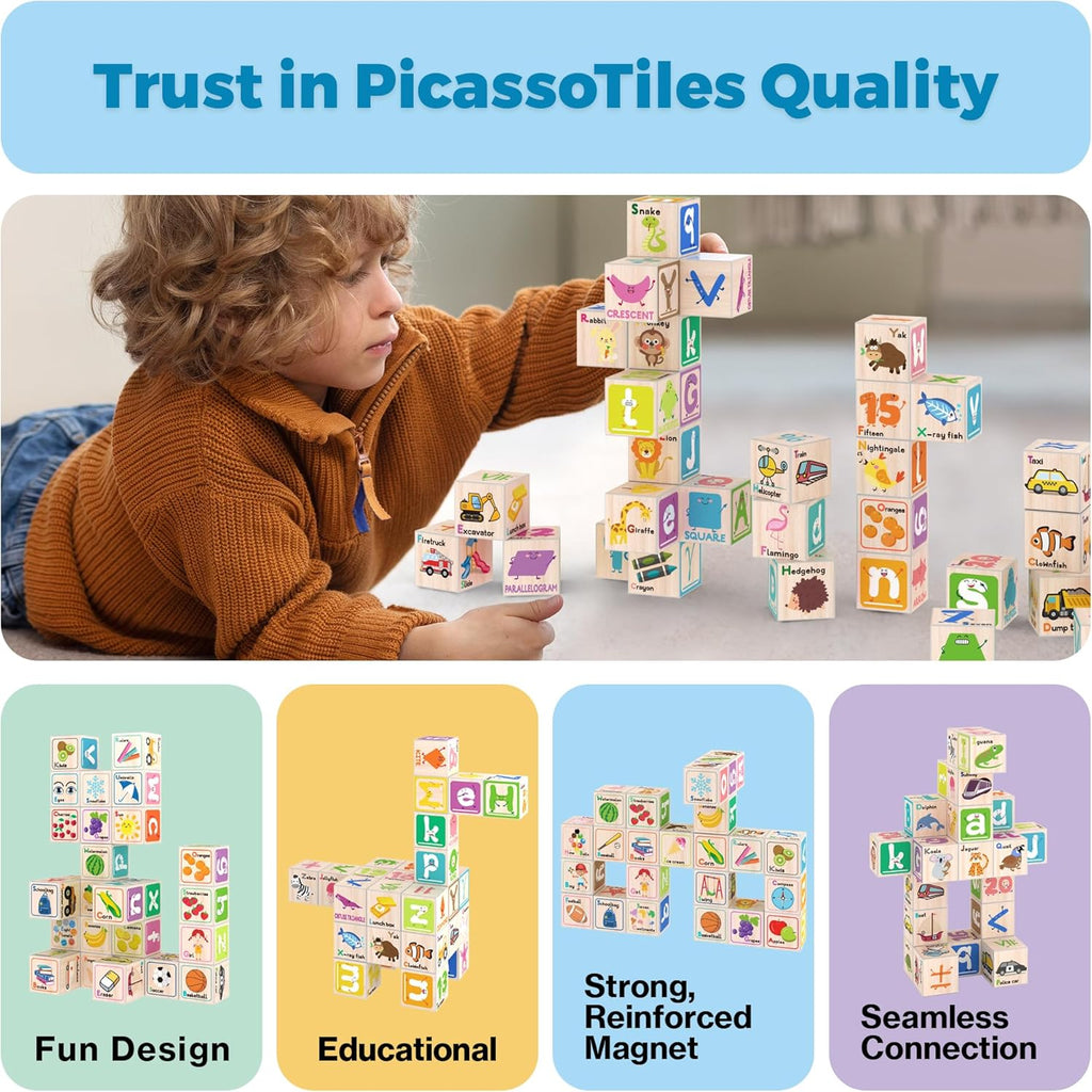 Picasso 36pc magnetic educational cube