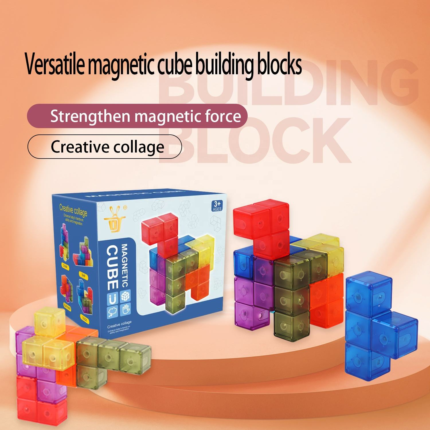 Cubos magneticos de construccion