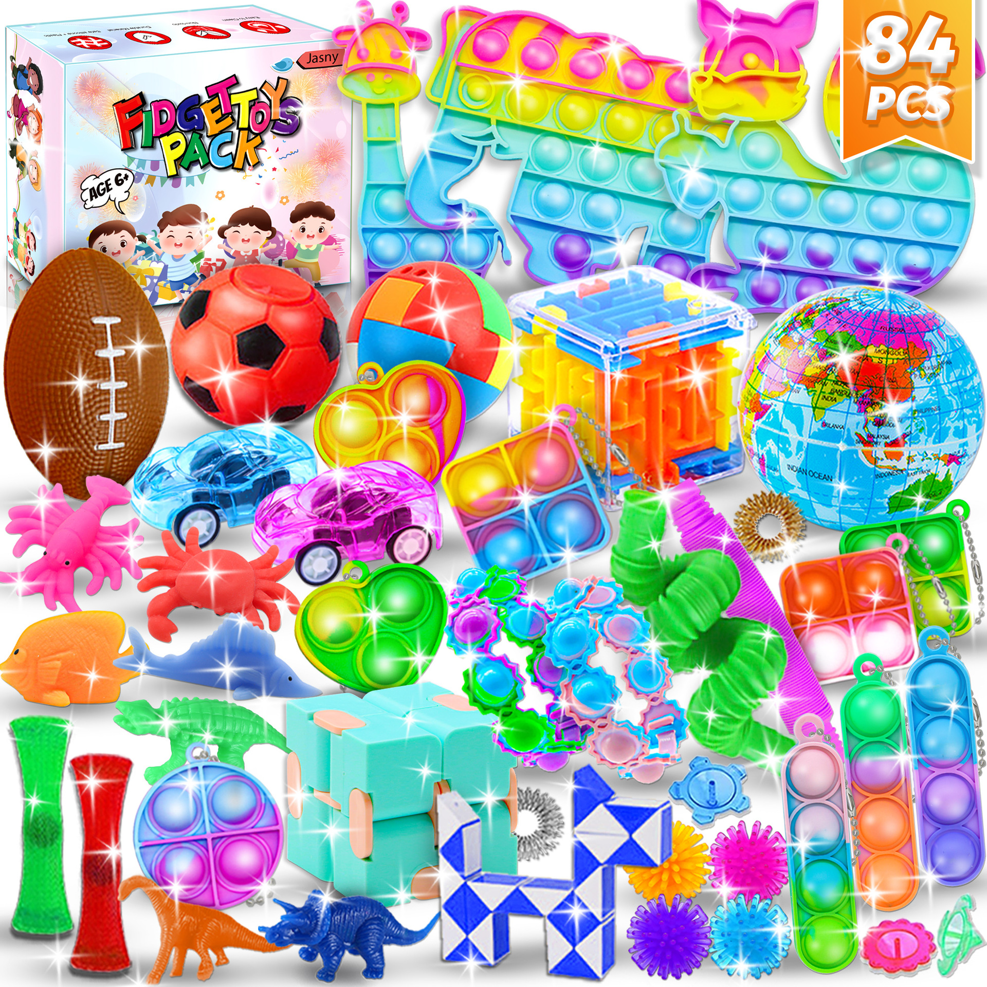 Caja sorpresa de Fidget Toys 84 pcs