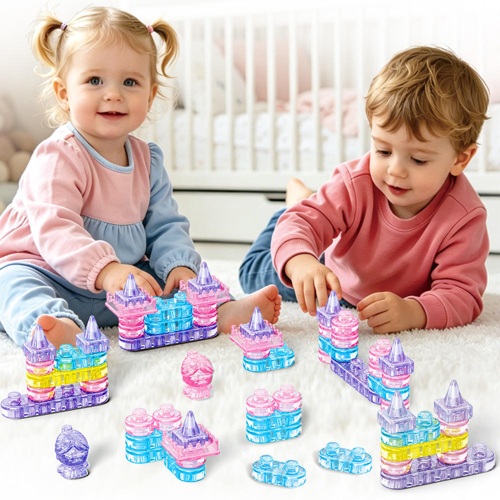 40pcs Bloques de gel Rosado