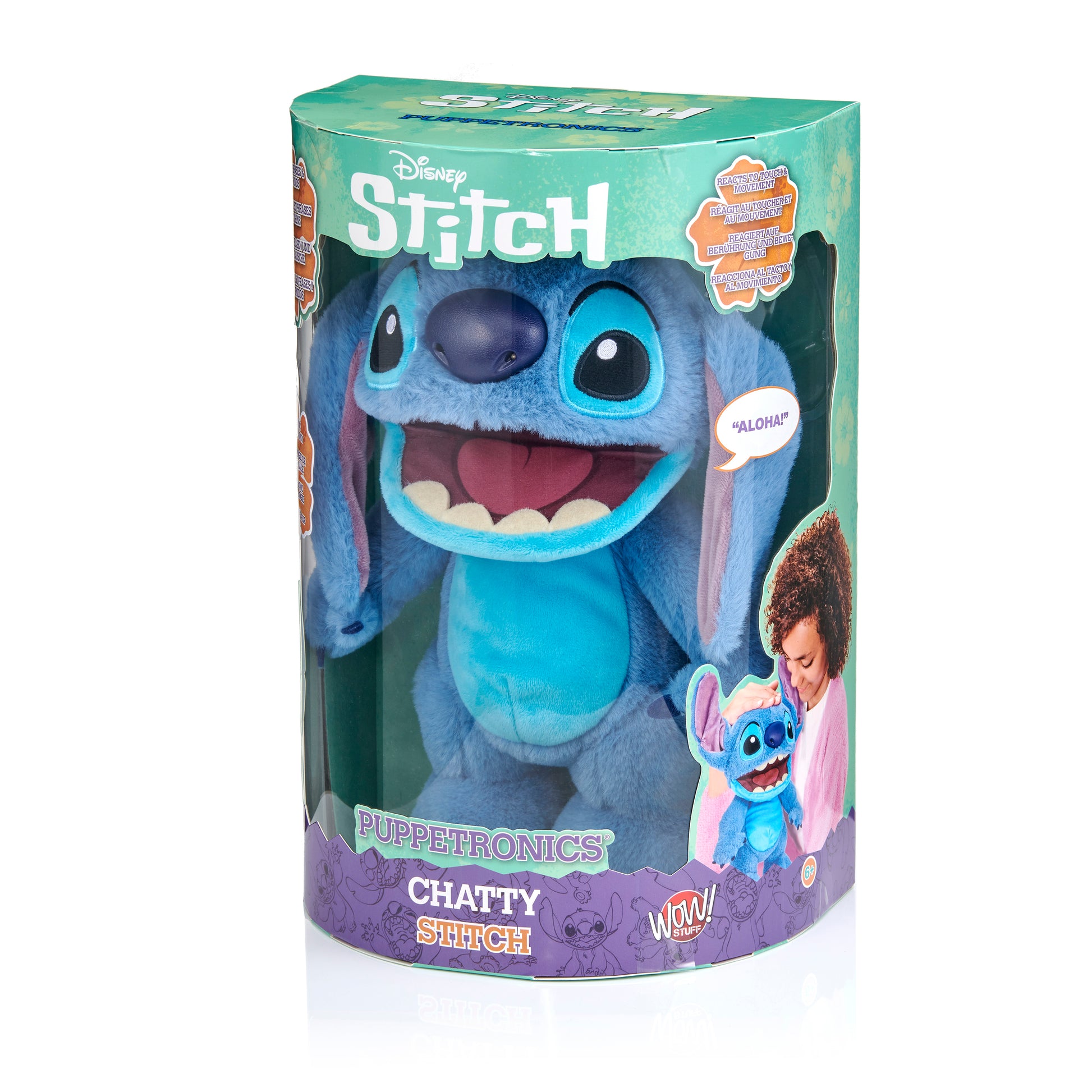 STITCH - 20CM REAL FX STITCH PUPPETRONIC