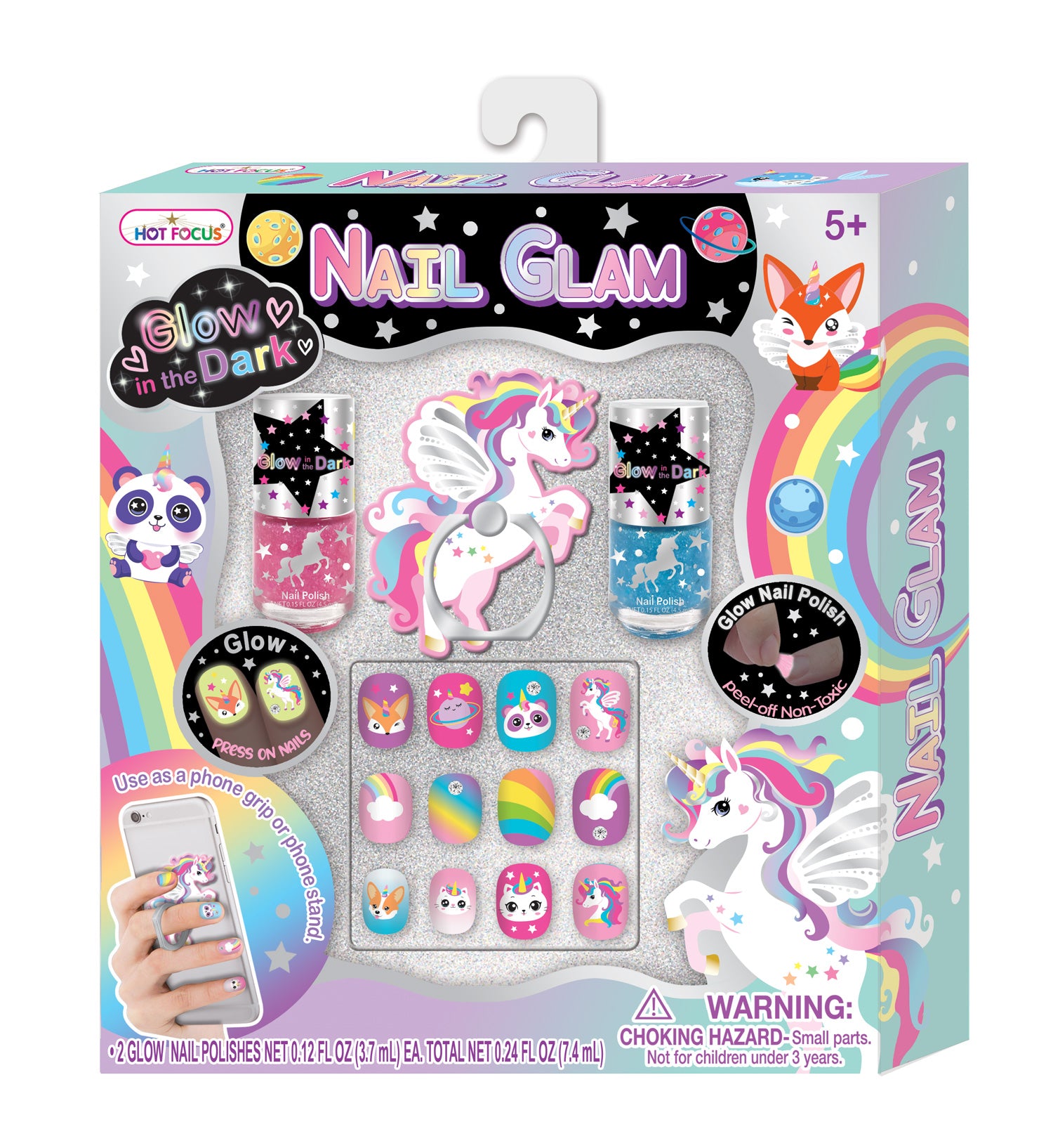 GD Nail Glam, brilla en la oscuridad