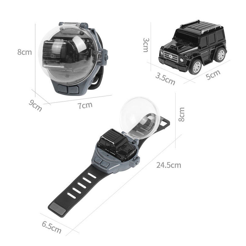 2.4G 1:76 Watch Control Mini Alloy RC Car Toys