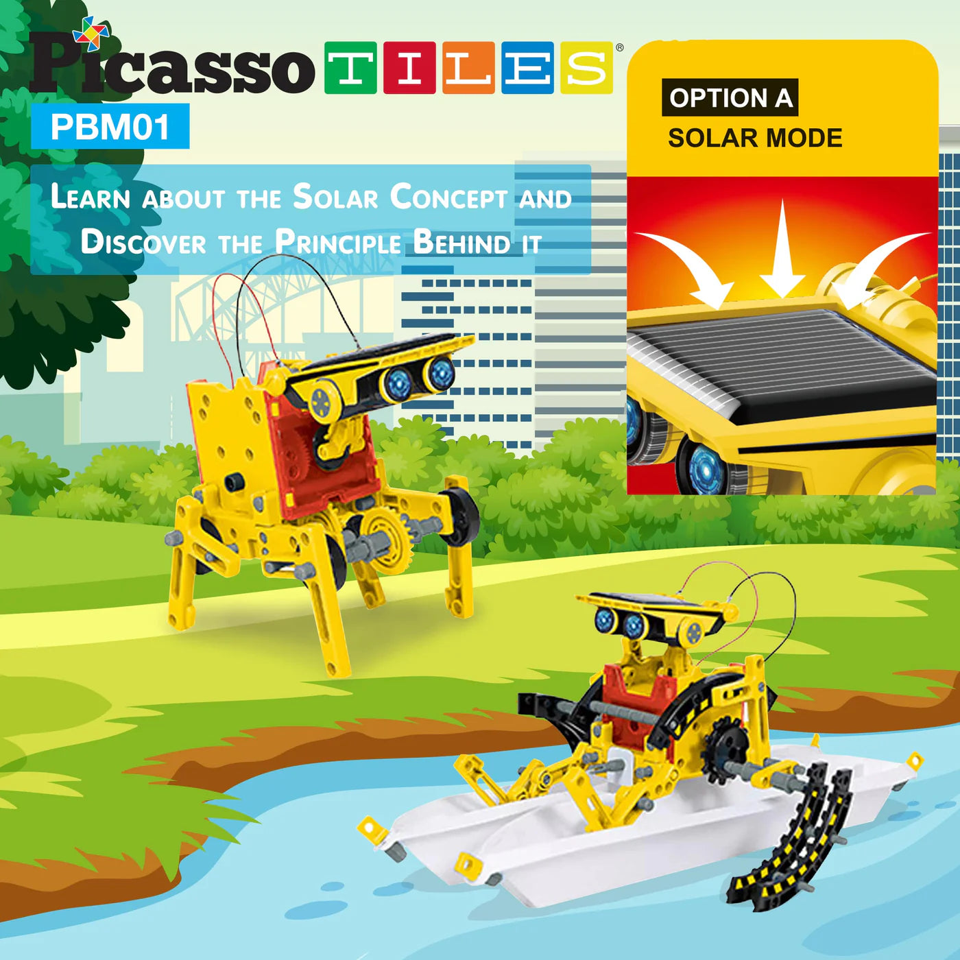 Picasso robot solar 12 in 1