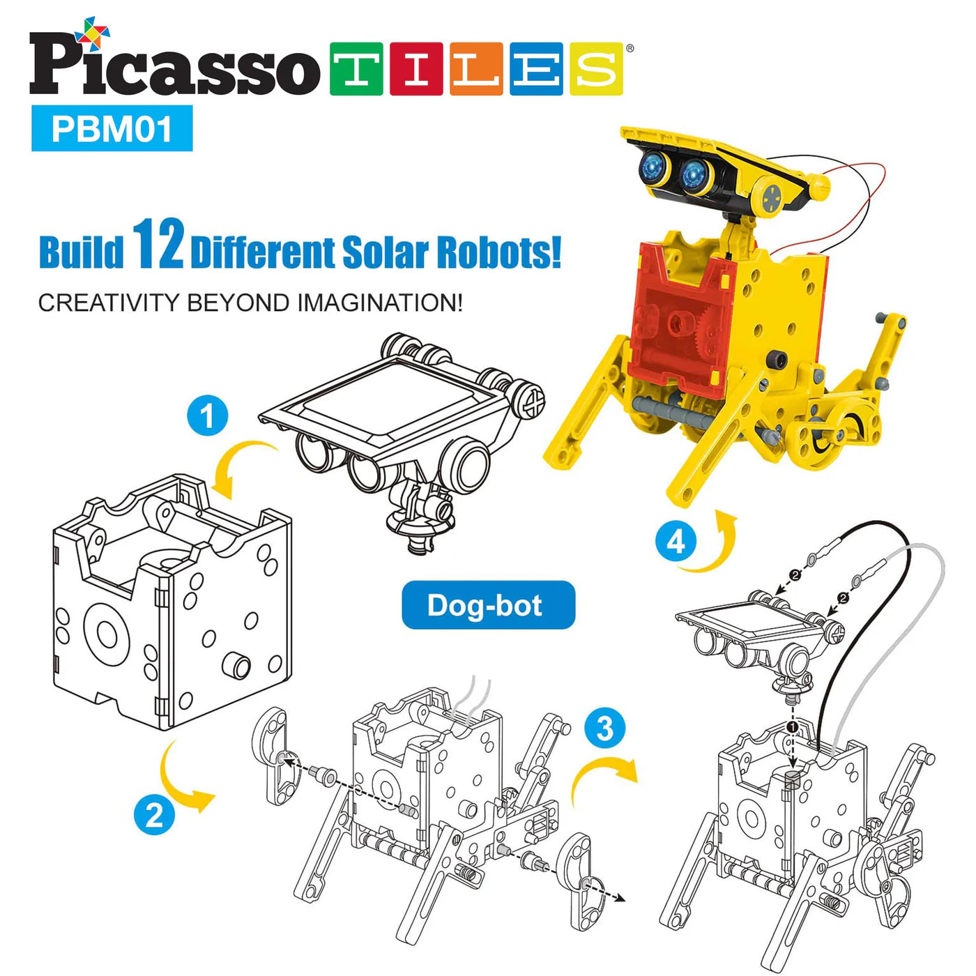 Picasso robot solar 12 in 1