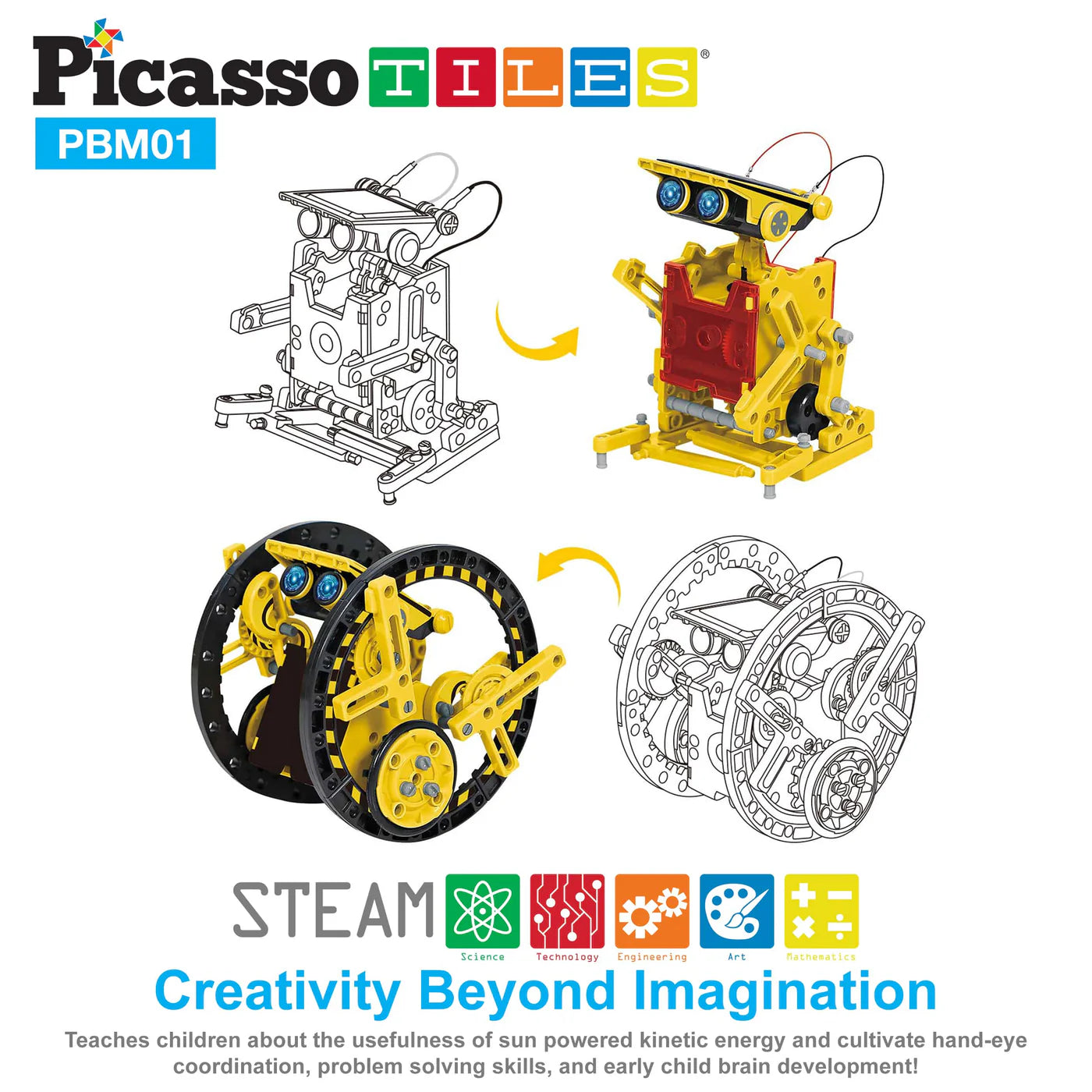 Picasso robot solar 12 in 1