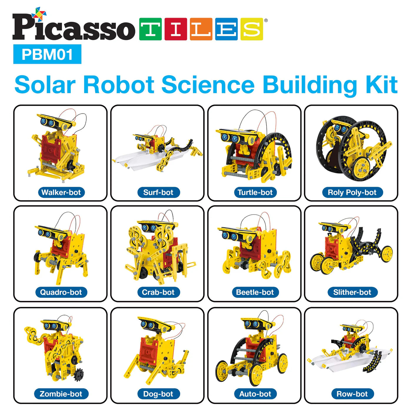 Picasso robot solar 12 in 1
