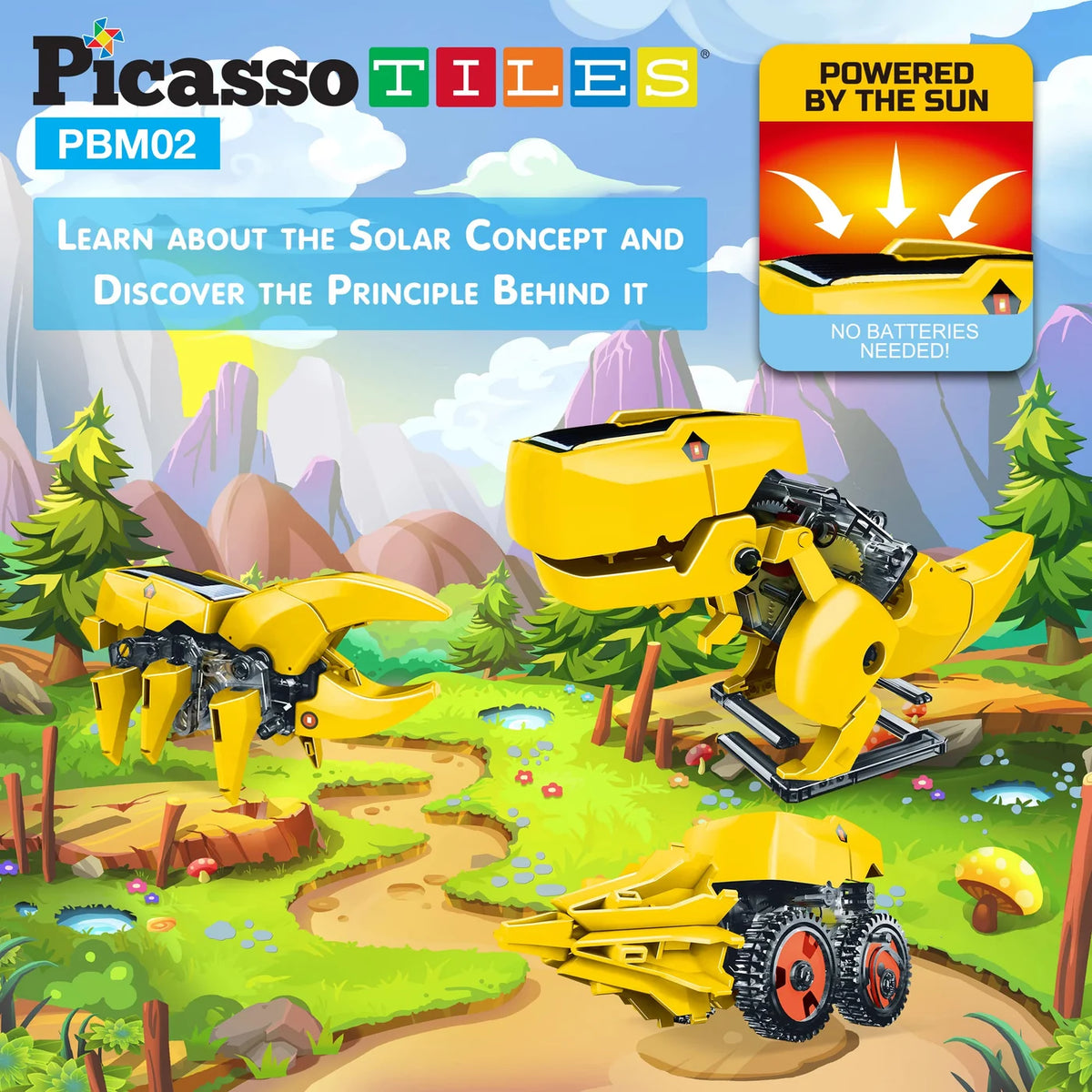 Picasso robot solar 3 in 1