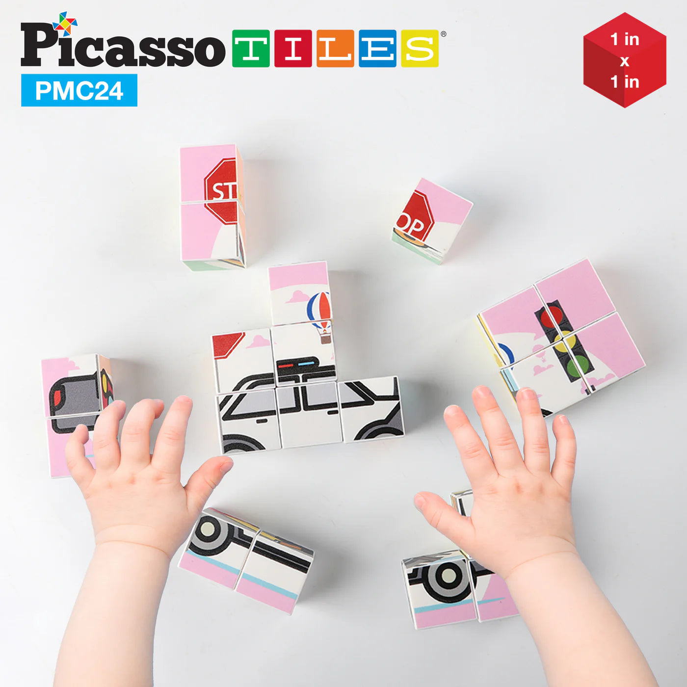 Rompecabezas magnetico 20 piezas Vehiculos