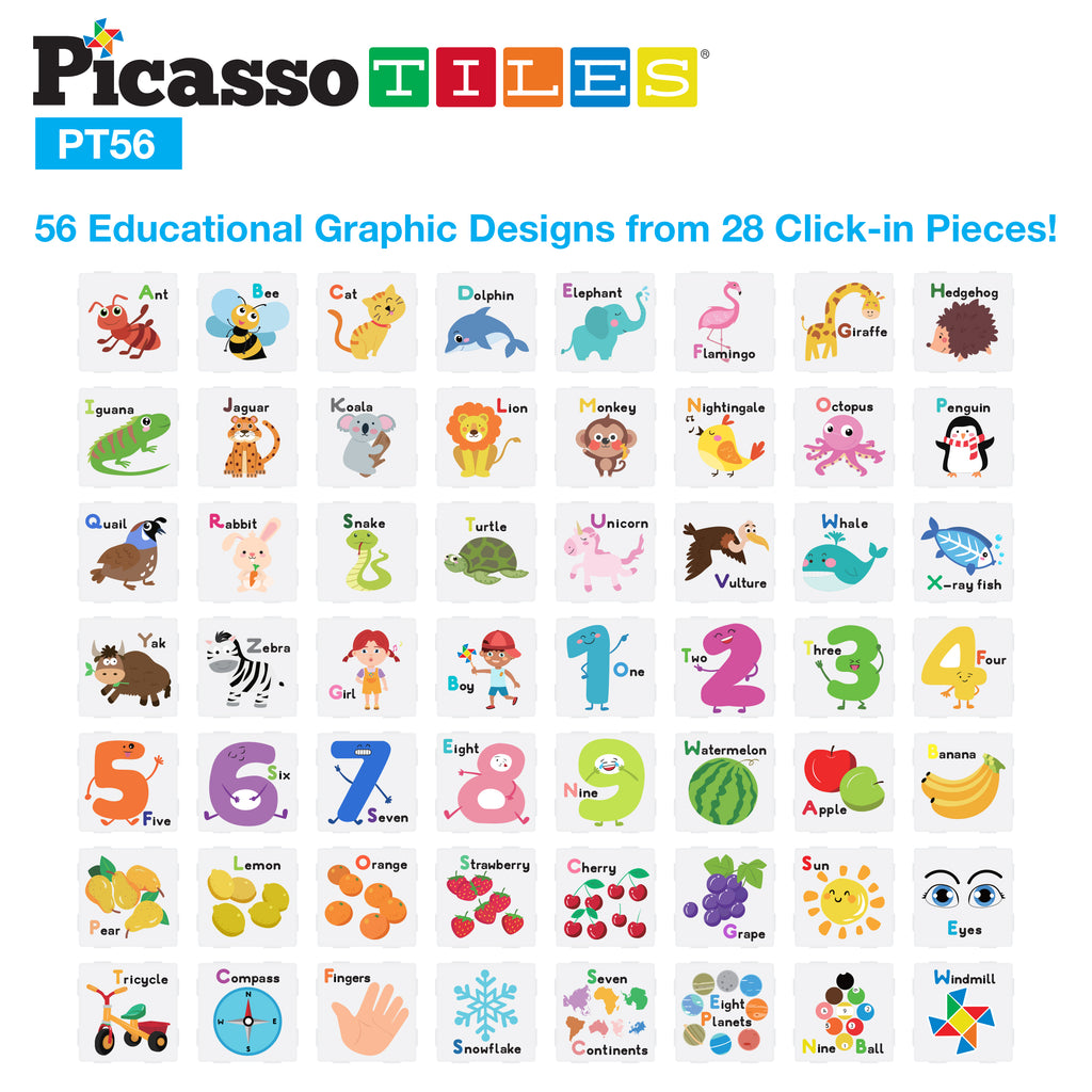 Picasso Set fundamental y de cognición de 56 piezas