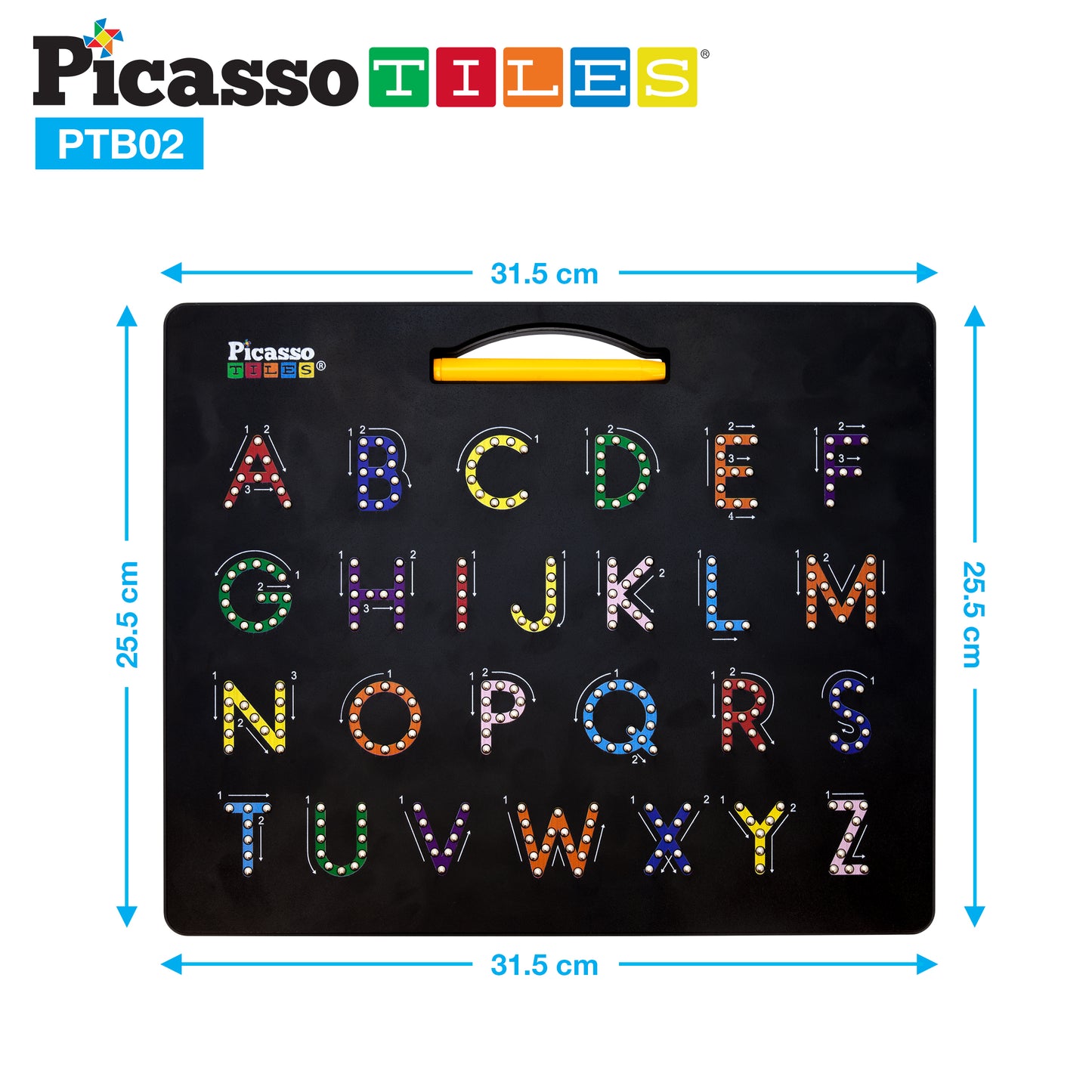 Picasso Tablero magnético 2 en 1 Letras y Números