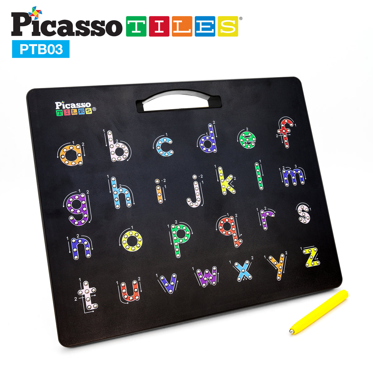 Picasso Tablero magnético 2 en 1 Letras mayúsculas y minúsculas ...
