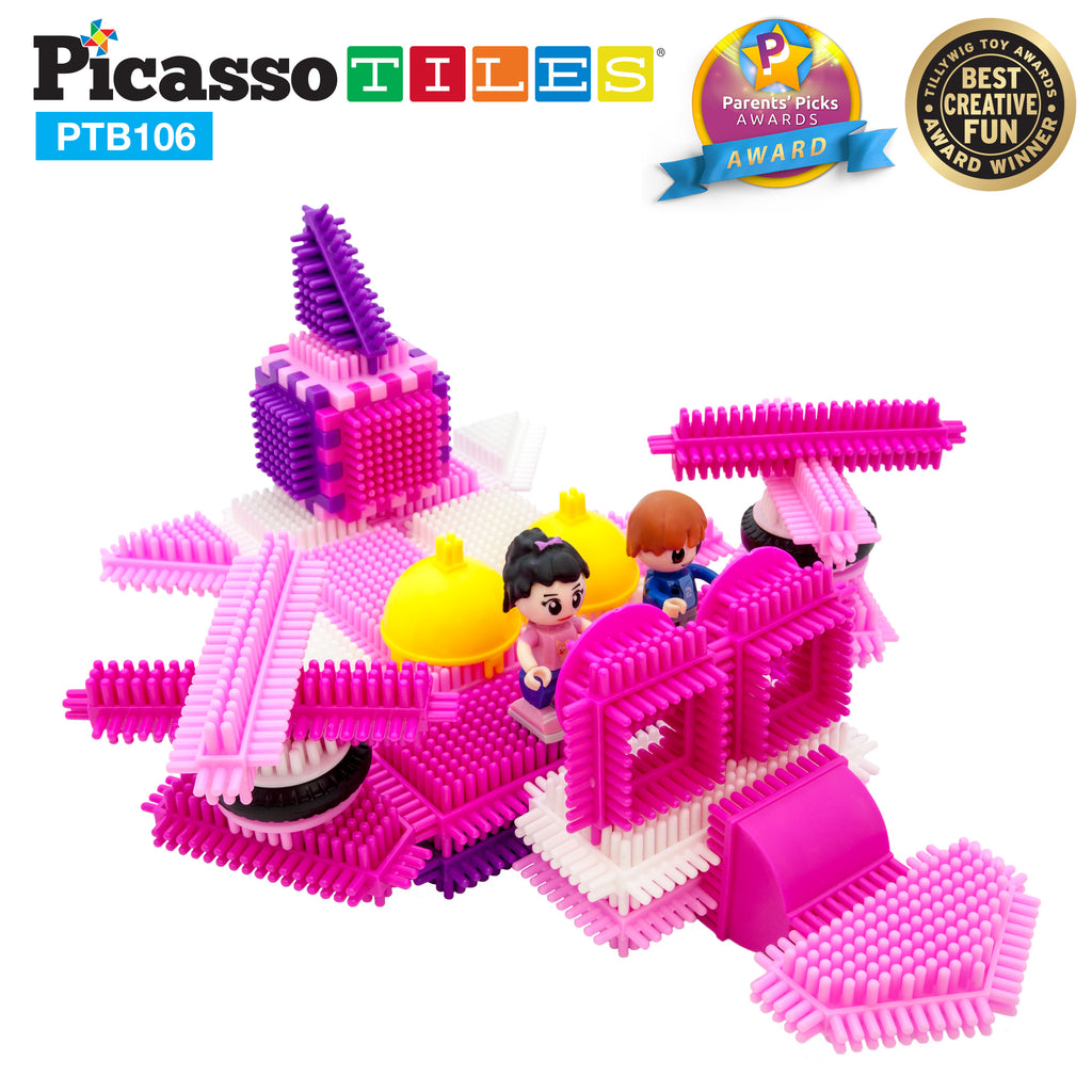Picasso 106pc HedgeHog Blocks Pink