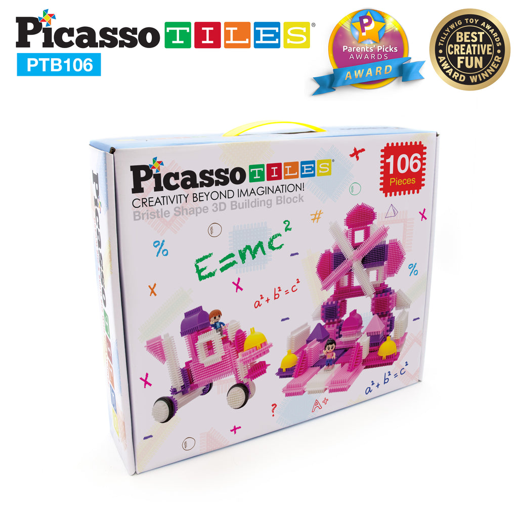 Picasso 106pc HedgeHog Blocks Pink
