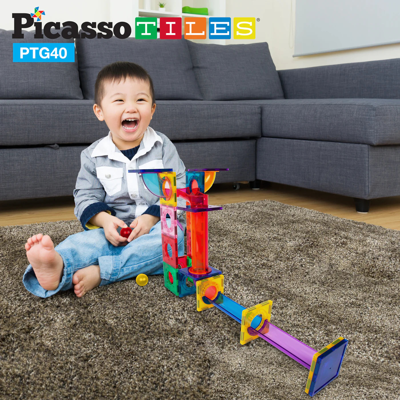 Picasso  40pc  marble  run  Bloques  magnéticos