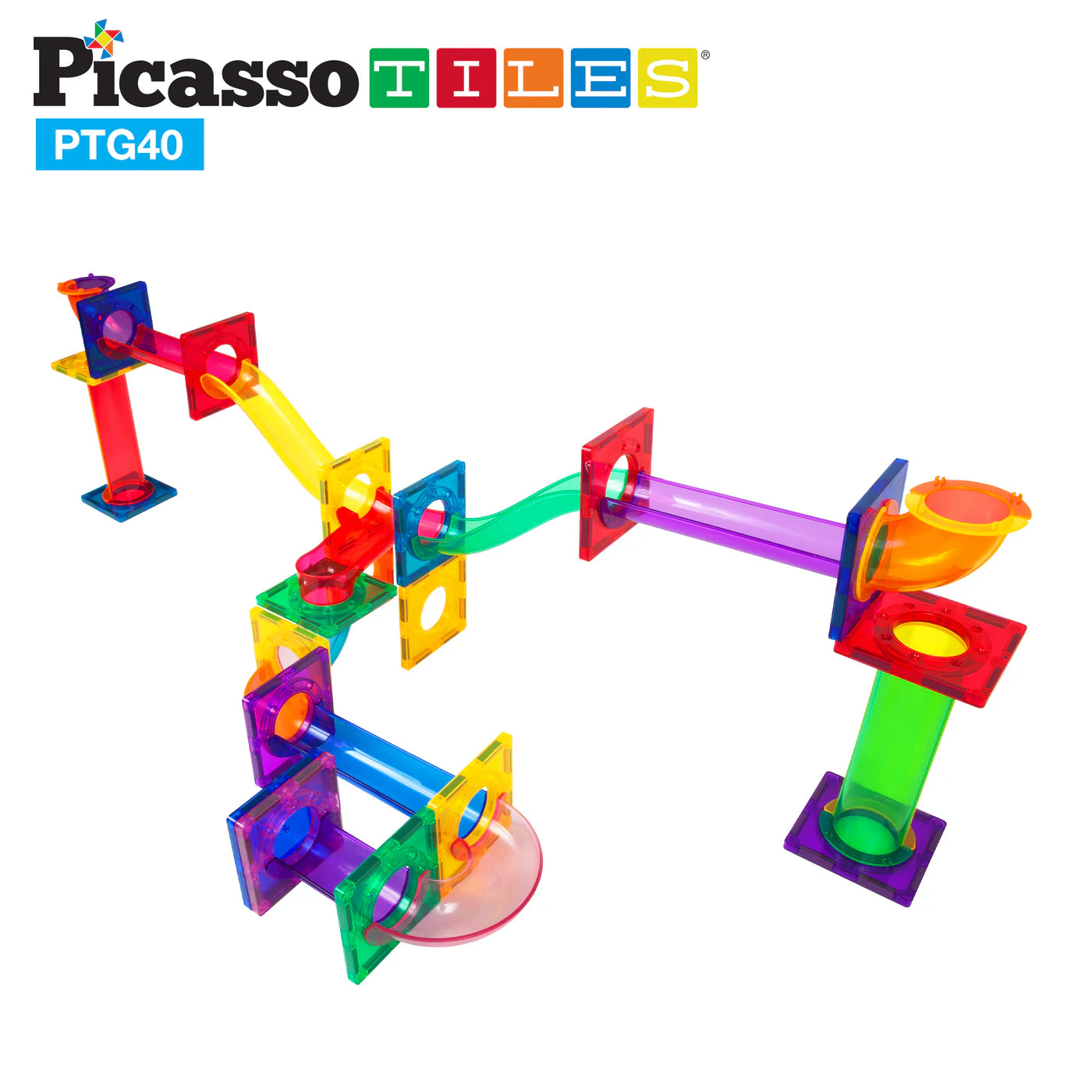 Picasso  40pc  marble  run  Bloques  magnéticos