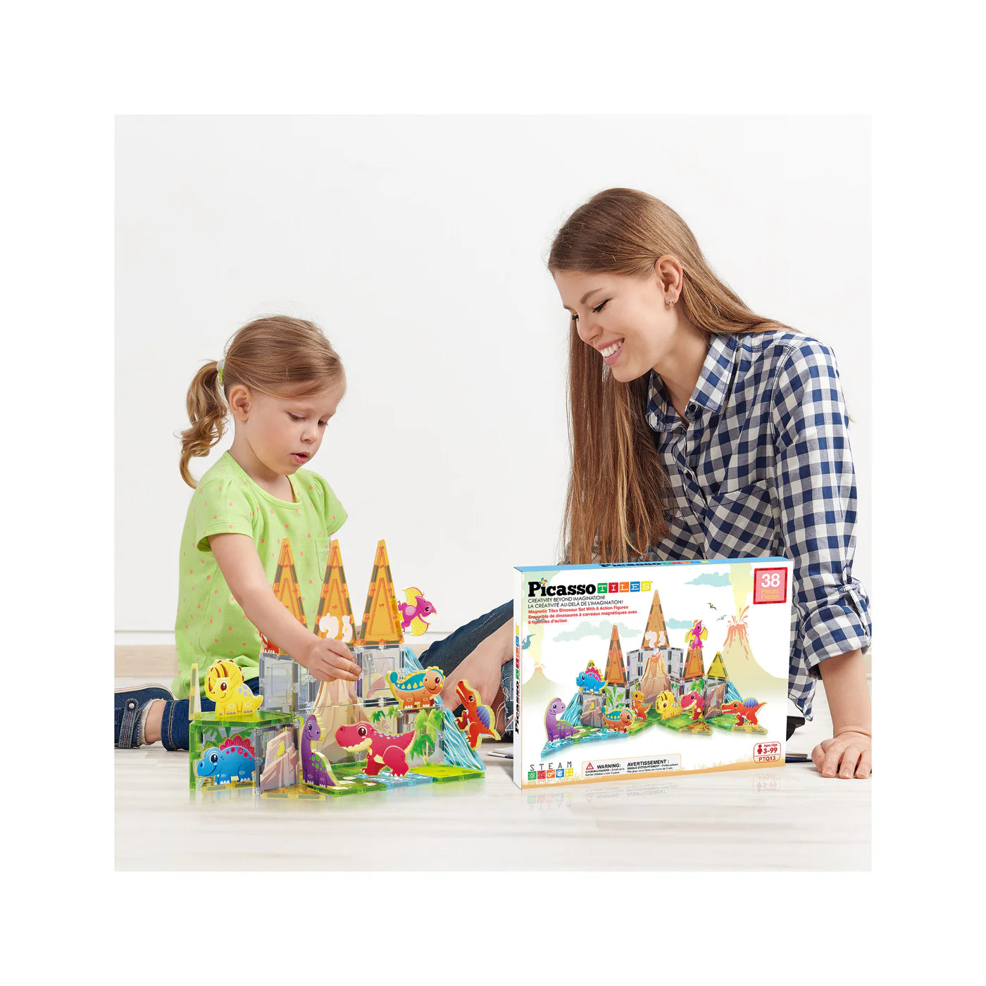 Picasso Set de Dinosaurios 38pcs