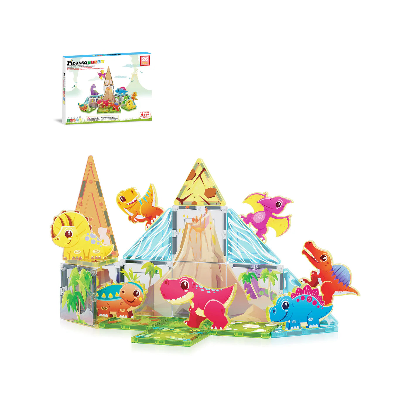 Picasso Set de Dinosaurios 26pcs