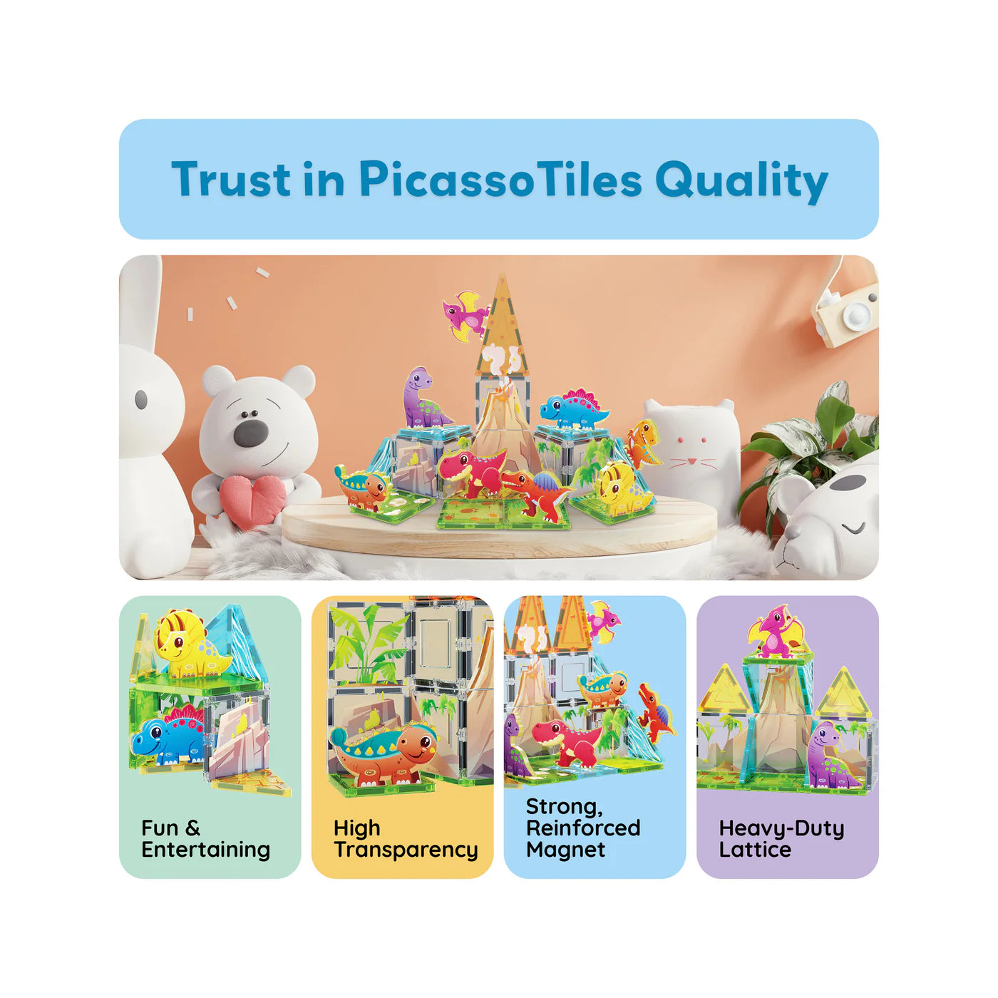 Picasso Set de Dinosaurios 26pcs