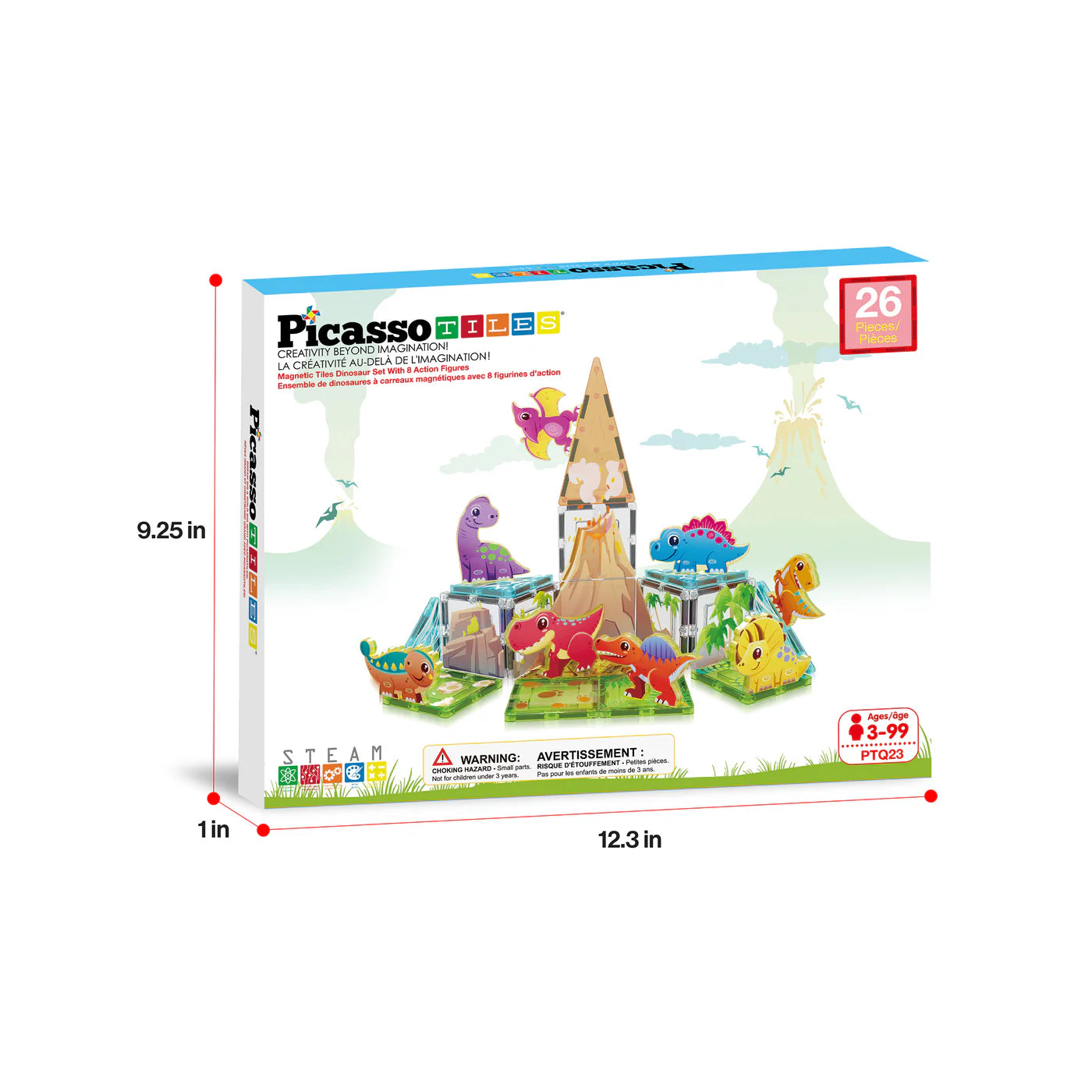 Picasso Set de Dinosaurios 26pcs