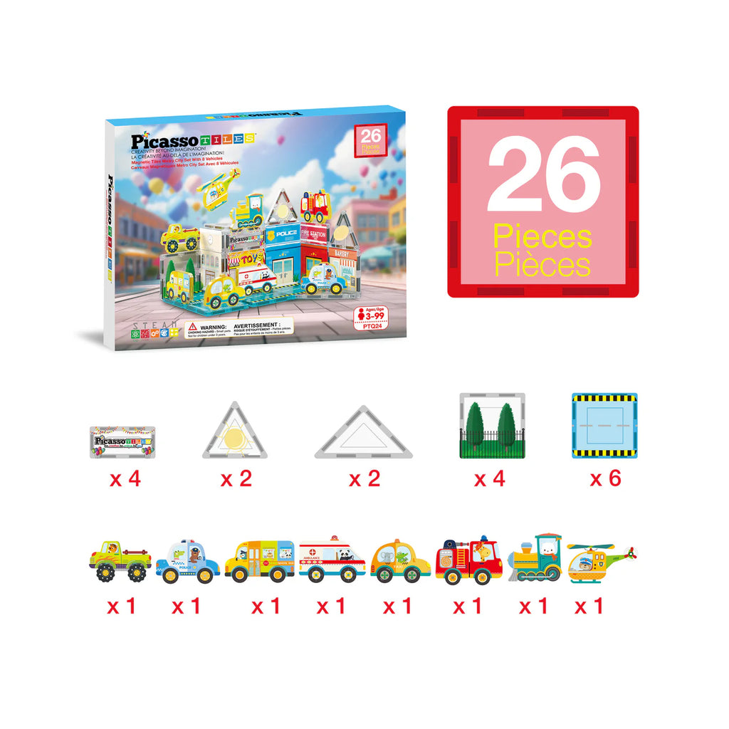 Picasso Ciudad Metro set de 26pcs