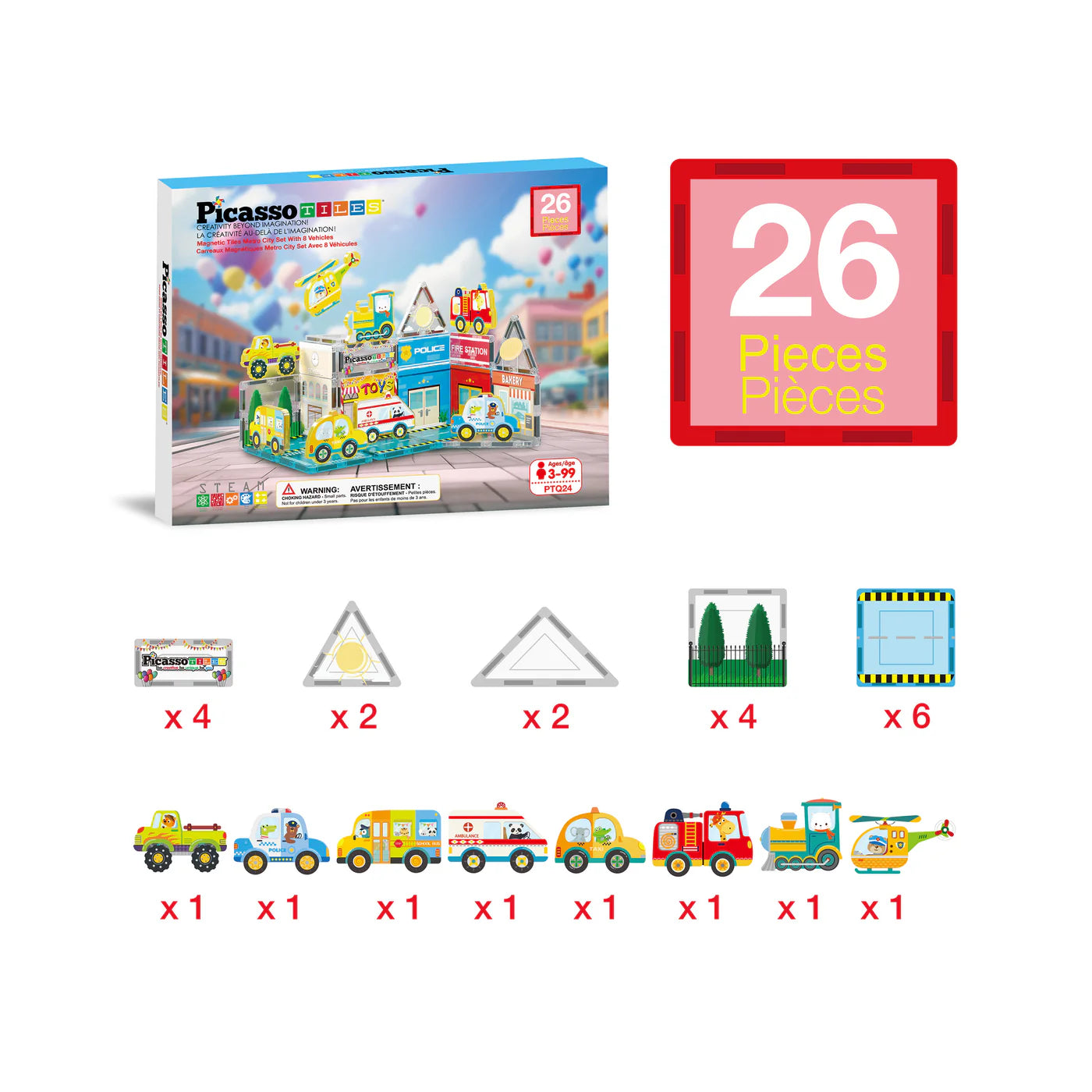 Picasso Ciudad Metro set de 26pcs
