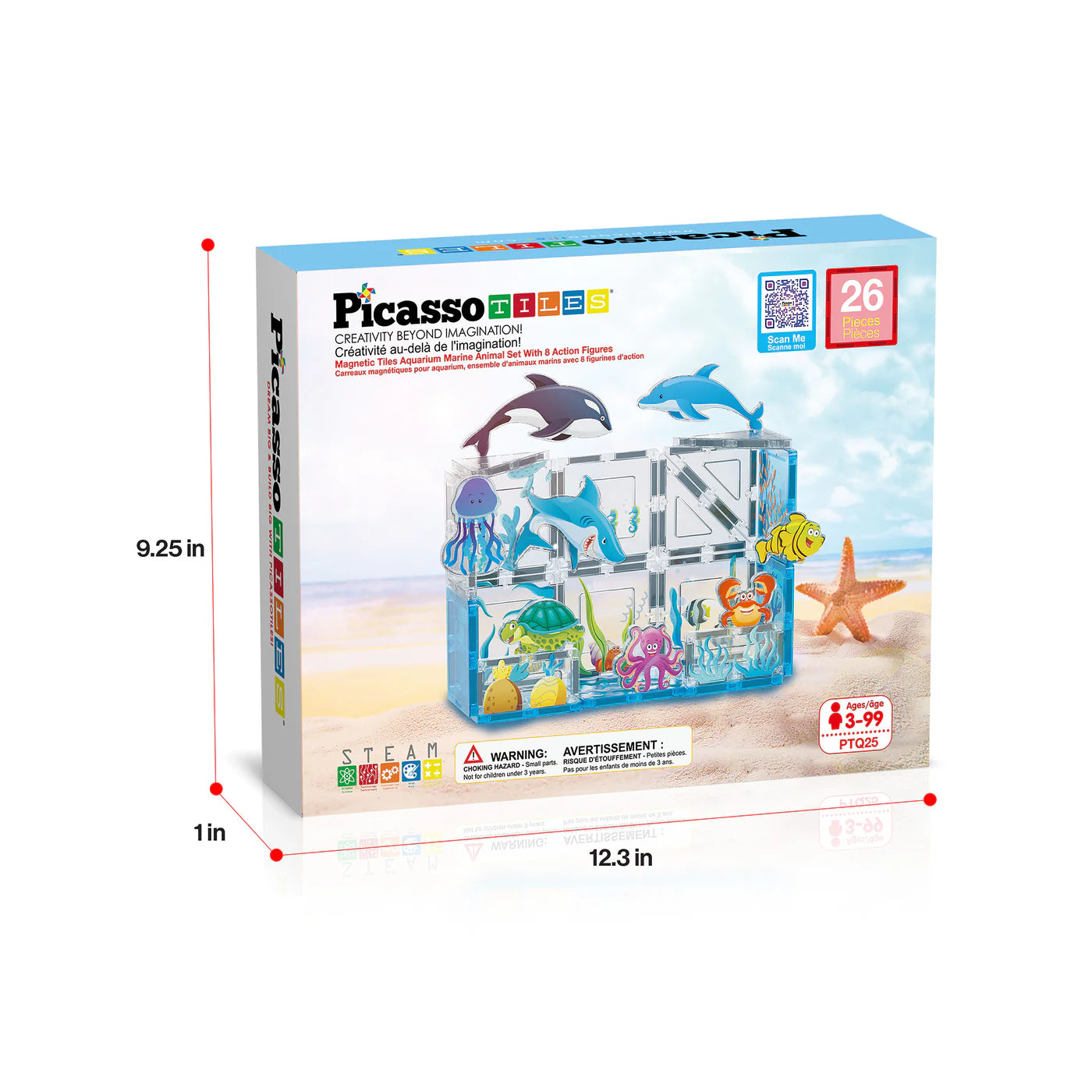 Picasso Acuario de animales marinos 26pcs