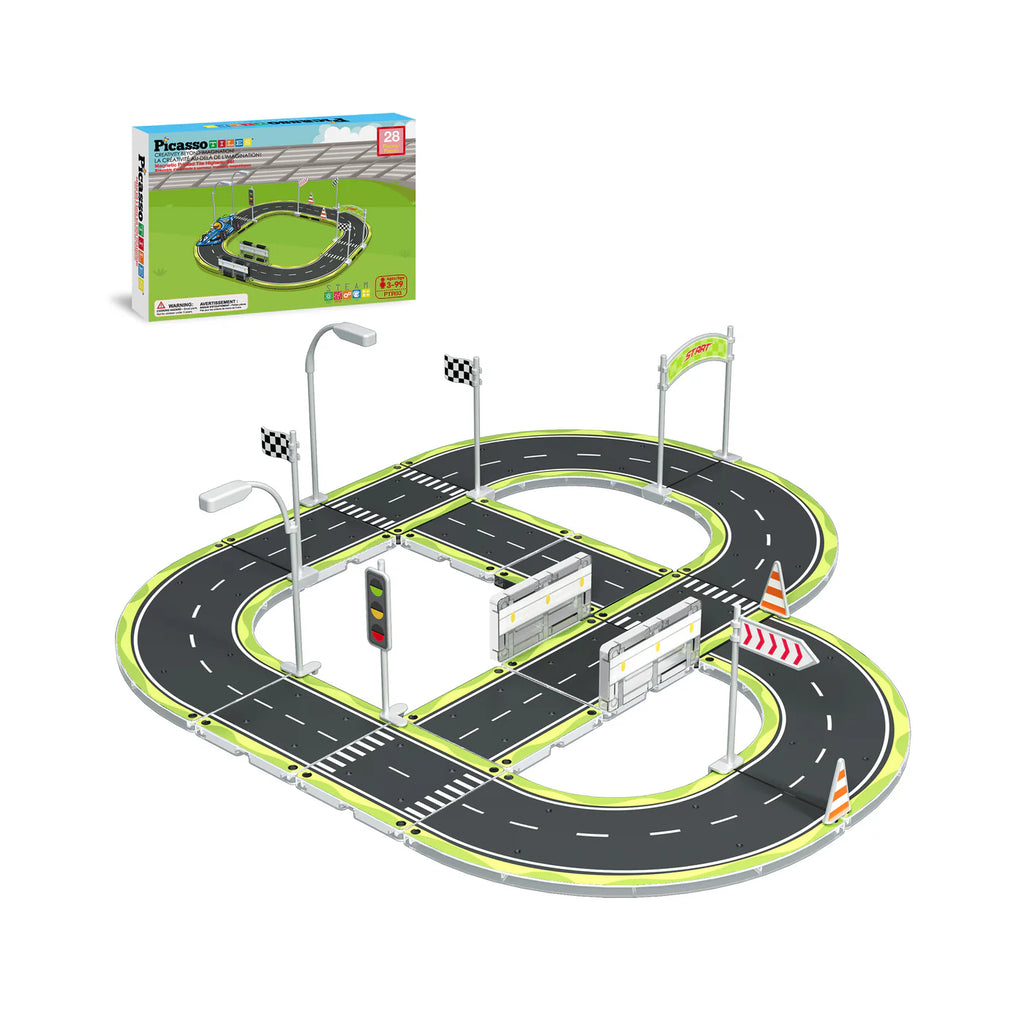 Picasso Pista de carros 28 piezas