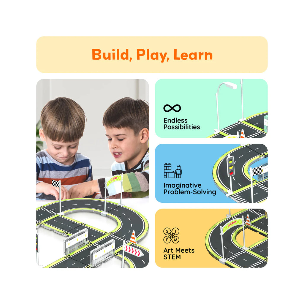 Picasso Pista de carros 16 piezas