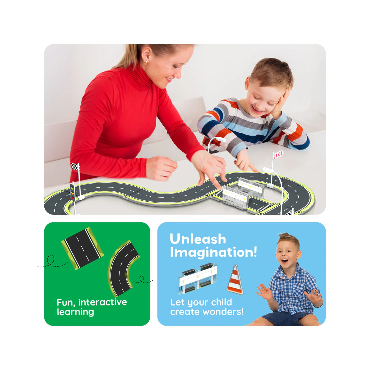 Picasso Pista de carros 16 piezas