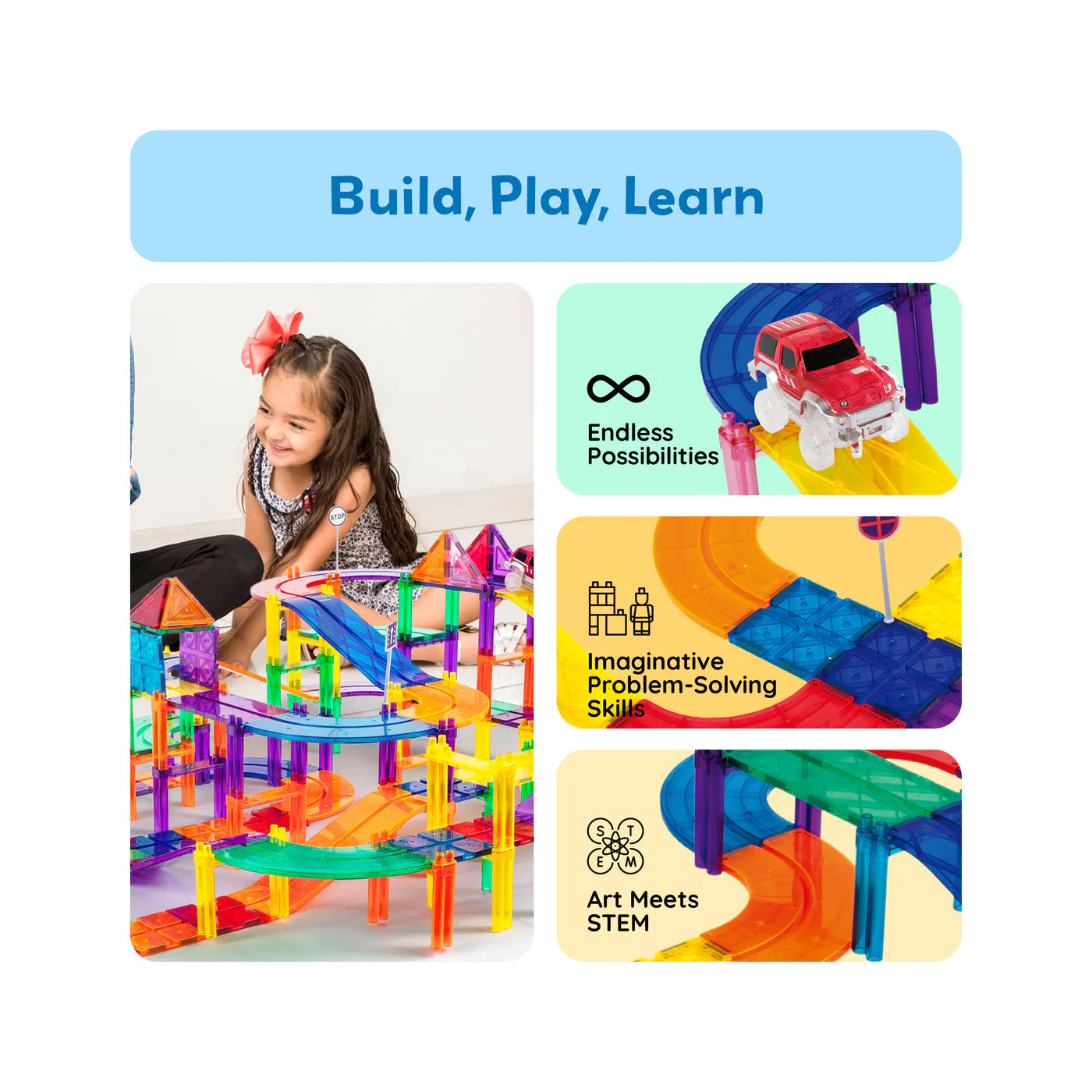 Picasso pista de carros 150 pcs con 4 carros