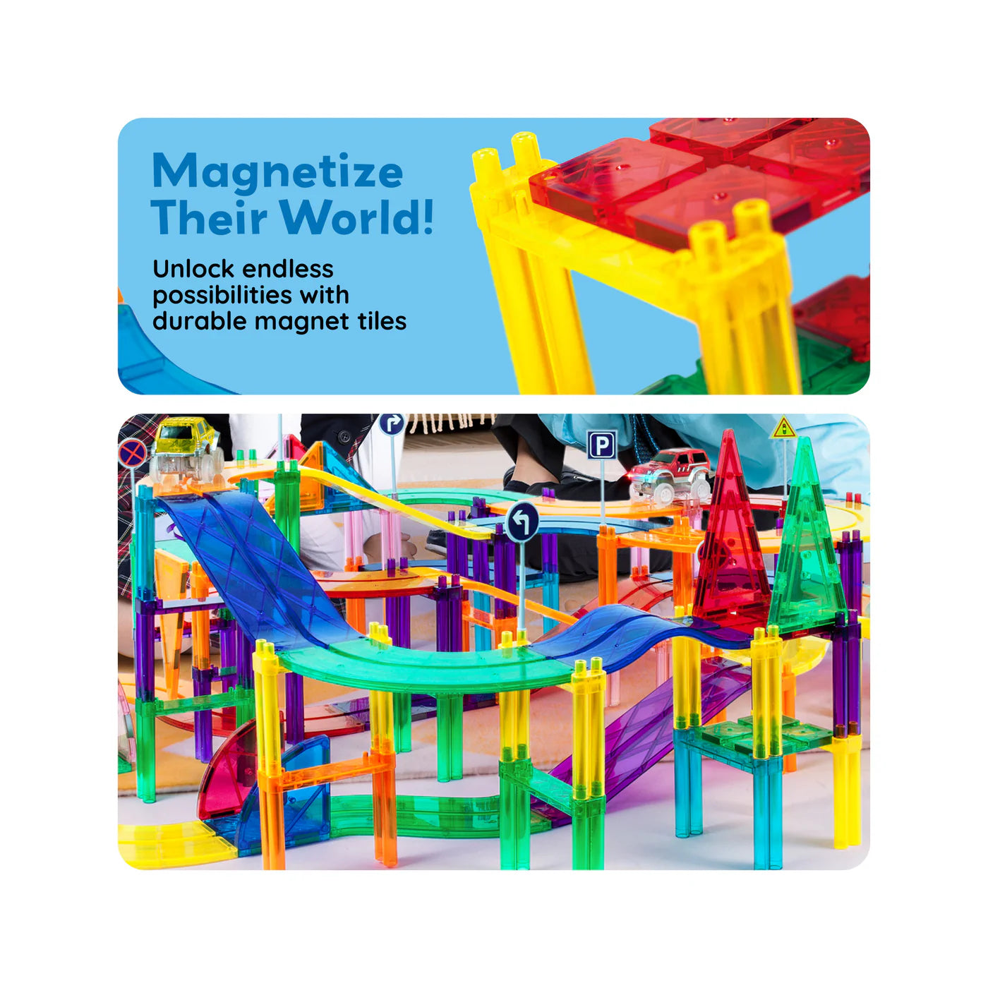 Picasso pista de carros 150 pcs con 4 carros