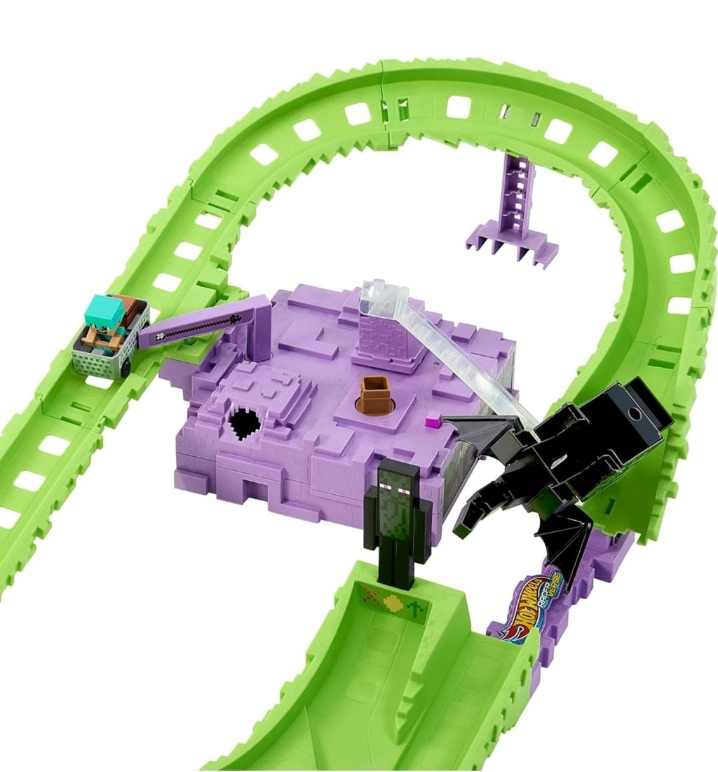 HOT WHEELS PISTA DE MINECRAFT