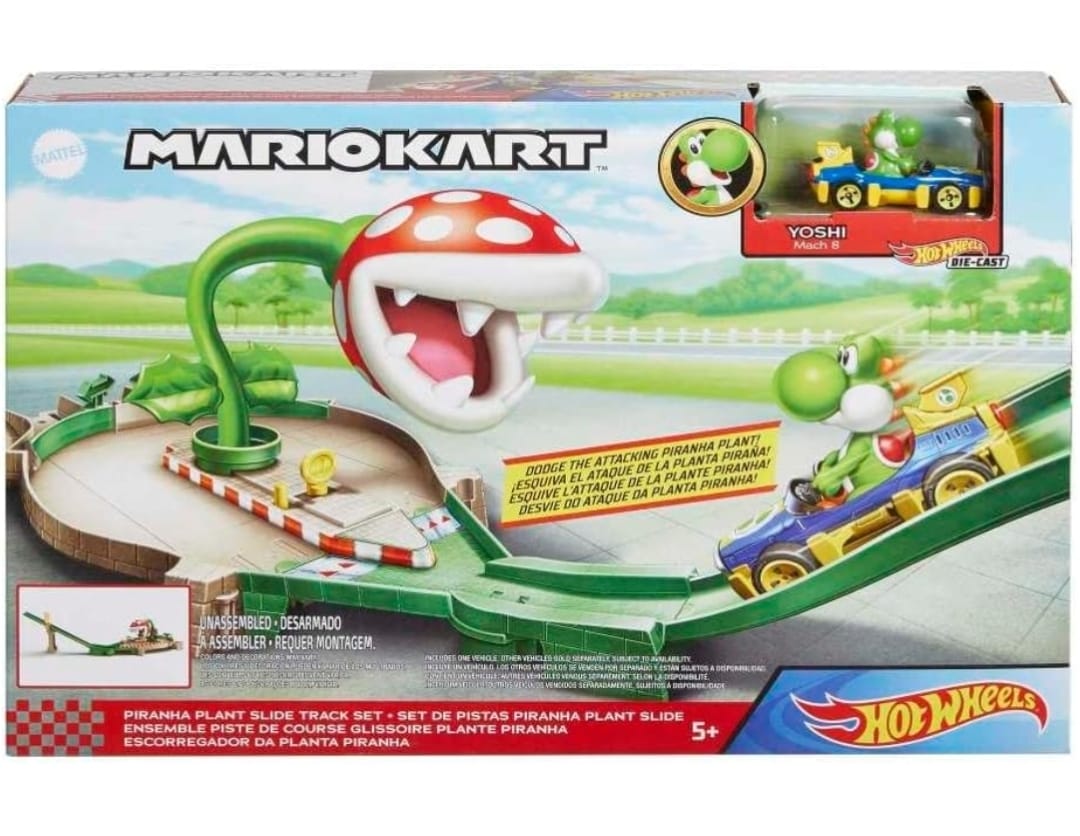 HOT WHEELS MARIO KART PISTA DE NIVELES YOSHI