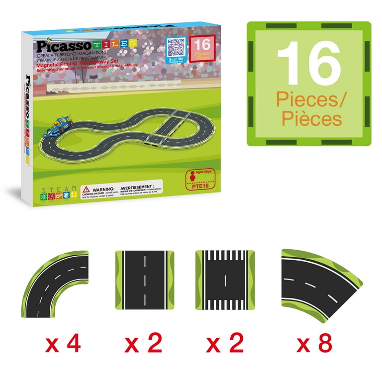 Picasso Pista de carros 16 piezas