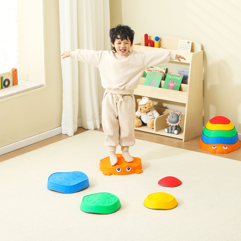 Juego de pasos y equilibrio para niños