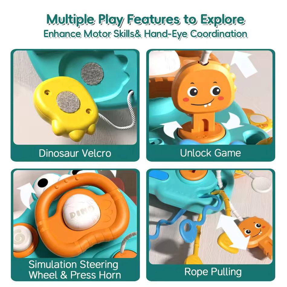 Tablero de actividades de Dinosaurio