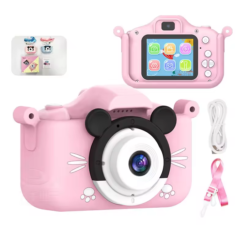 Cámara digital con protector de silicón